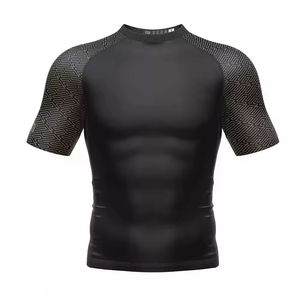 Rashguard MMA pour homme, respirant, écologique, séchage rapide, compression, manches longues, pour surf, bateau, BJJ, sports athlétiques - Product Image 2