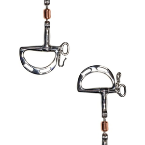 Bocados para Caballos Uxeter Kimberwick de Acero Inoxidable de 18 mm con Doble Bisagra, de Última Tendencia, Diseño de Tamaños Personalizados - Product Image 6