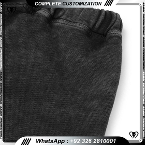 Short de sport décontracté personnalisé délavé à l'acide été Streetwear Vintage shorts délavés pour hommes - Product Image 6