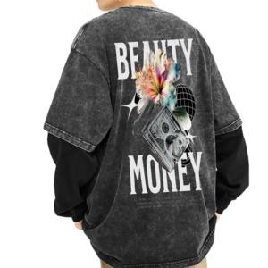 Camiseta de algodón 100% de doble capa y manga corta para hombre, ideal para verano, jogging, uso casual, ajuste holgado, personalizable, estilo urbano. - Product Image 6