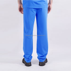 Personalizado de alta calidad Hospital Scrubs enfermería uniformes conjuntos XL impreso sarga Poly Spandex Médicos Enfermeras personalizable médico de los hombres - Product Image 3