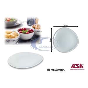 Piatto Monouso in Melamina Ilsa Ivory 10x10x1h cm Elegante e Resistente - Product Image 1