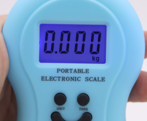 Báscula de pesca Pantalla LCD digital 40kg/10g Báscula de peso de pescado portátil <span class=keywords><strong>para</strong></span> pesar maleta o pescado - Product Image 6