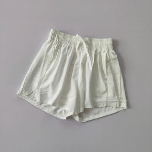 Shorts de sport écologiques pour femmes, 100% coton, avec taille élastique - Product Image 3