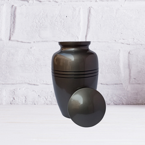 Urnes funéraires en métal écologiques au design élégant pour cendres humaines, urnes de crémation pour adultes, urnes commémoratives artisanales - Product Image 4