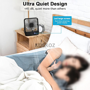 Ventilador de Escritorio Personal Plegable con Inclinación de 180°, Recargable por USB, Mini Ventilador de Mano con Motor Potente - Product Image 4