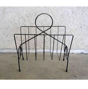 Porta Revistas de Metal Forjado, Tipo Vertical, Color Personalizado, Moderno, Ajustable, Multifuncional para Oficina en Casa - Product Image 6