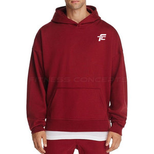 Couleur unie Meilleure Vente Hommes Basics Coton Mélangé Sur La Taille Pull Top Qualité Meilleur Prix Sweats À Capuche Surdimensionnés Pour Hommes - Product Image 1