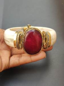 Bone Inlay Handmade Durable Bangle Cuff Bracelet High Quality Daily Life Fashion <b>Jewelry</b> <b>Vintage</b> Look Antique Imitation New - Product Image 2