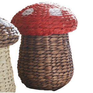 Cesta en forma de hongo de jacinto de agua superventas tejida a mano con tapa para cesta de juguete al por mayor buen precio de Vietnam - Product Image 3