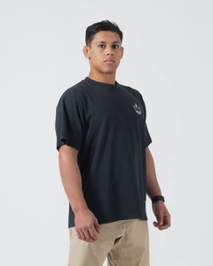 300Gsm en blanco 100% algodón camiseta de gran tamaño hombro caído hombres peso pesado camiseta - Product Image 5