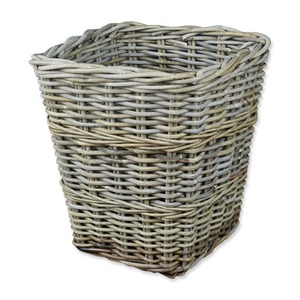 Rattan <b>Square</b> Wicker Waste Paper Bin Handmade <b>Storage</b> <b>Baskets</b> Natural Rattan Modern Multifunction Made in Viet Nam - Product Image 1