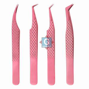 Pince à épiler d'extension de cils de haute qualité Instruments de beauté en acier inoxydable - Product Image 1