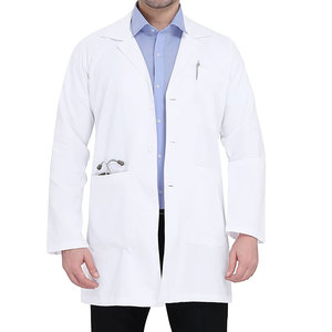 Bata de Laboratorio de la Mejor Calidad, Nuevo Estilo, Color Sólido, Unisex, Precio Razonable, Bata de Laboratorio al por Mayor - Product Image 1