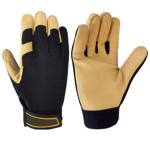 Gants de travail respirants, gants mécaniques à forte adhérence pour la réparation en garage, l'entretien automobile, le travail automobile et la manipulation d'outils - Product Image 1