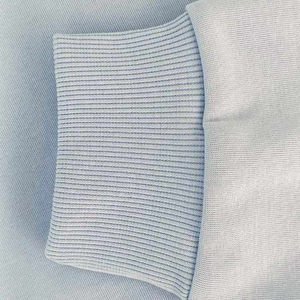 Alta calidad moda personalizable algodón Casual de gran tamaño grueso algodón liso cuello redondo pulóver sudadera de mujer - Product Image 6