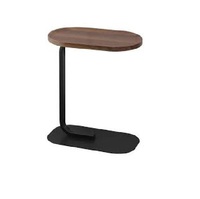 Petite table console de luxe en fer et bois avec plateau miroir, design moderne pour salon, chambre, villa et hall d'entrée