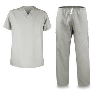OEM disponible en tarifa al por mayor Hombres Hospital Uniforme Soft Stuff Transpirable fregado enfermera conjunto de color personalizado Hospital Scrubs Set - Product Image 2
