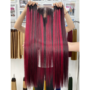 Venta al por mayor 8 30 pulgadas Color caliente hueso sedoso recto onda Natural doble dibujado vietnamita virgen Remy cutícula alineada cabello humano - Product Image 1