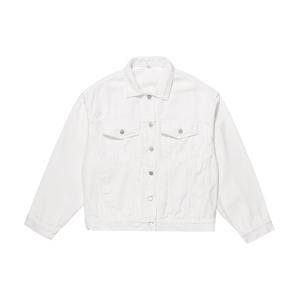 Marque de mode High Street personnalisée Tissus denim Hip Pop délavés Veste denim personnalisée Vestes pour hommes - Product Image 2