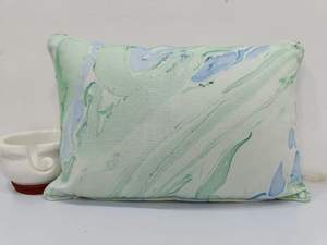 Automne impression décorative Premium housse de coussin taie d'oreiller nouvelle nuance vert mer 100% coton personnalisé pour hôtels - Product Image 4