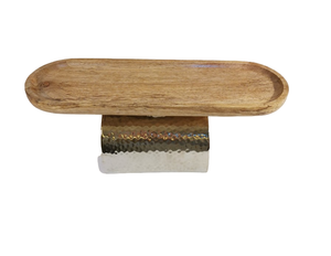 Nouveau design de plateau de service en bois naturel plat de haute qualité plateau de service en ensemble de 4 pour l'utilisation du service du Ramadan - Product Image 5