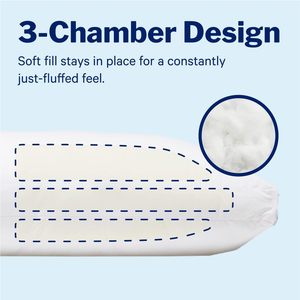 Cuscino Casper Sleep Essential King Bianco per un Sonno Confortevole - Product Image 3