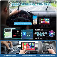 Conector Inalámbrico Universal CarPlay y Android Auto, Plug and Play sin Esfuerzo, CarPlay Inalámbrico Portátil para Smart Box