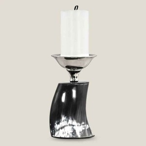 Portavelas de Cuerno de Búfalo al por Mayor y Diseño de Portavelas con Forma de Cuerno para Velas de Té - Product Image 4