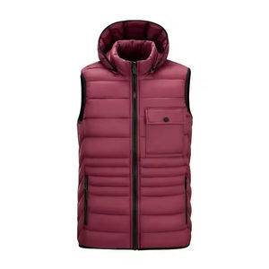 Chaleco Acolchado Sin Mangas Personalizado para Hombre, Invierno, Unisex, Impermeable, Transpirable, Reversible, Cortavientos, Informal - Product Image 6