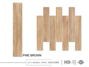 Nouveau style de haute qualité 200x1200mm bois rustique non poli comme des carreaux de sol en porcelaine - Product Image 2