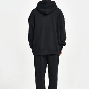 Sweats à capuche unisexes de haute qualité pulls brodés personnalisés Style Streetwear motif solide - Product Image 5