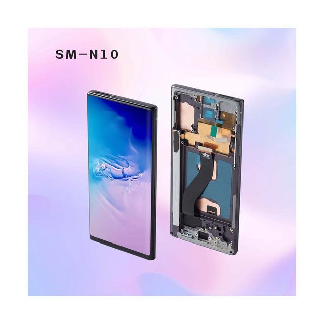 Best Selling LCD OLED Screen for Samsung Note 10 Note 10 Plus LCD Touch Display Screen Replacement Black Guangdong 5 Pcs