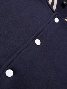 Veste de baseball en laine réversible de luxe pour hommes Veste universitaire style Letterman Veste brodée pour hommes - Product Image 3