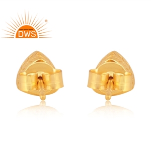 Offre spéciale Boucles d'oreilles en argent sterling plaqué or 18 carats avec améthyste naturelle et pierres précieuses Fabricant de bijoux personnalisé - Product Image 4
