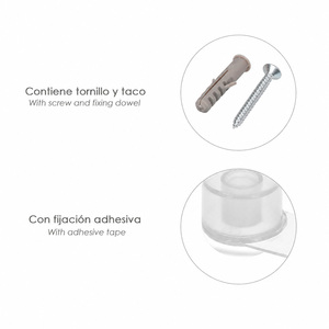 Adhesive Door Stop with Transparent Retainer - Product Image 3