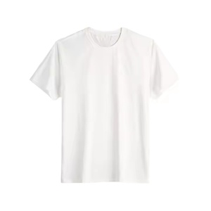 Qualité supérieure Coton Fibre De Bambou Hommes Casual o-Neck Soft Body Plain Dyed tricoté Chemise Respirant Anti-humidité t-shirts - Product Image 1