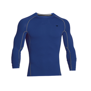Nouvel arrivage de chemise de compression de musculation haut d'entraînement personnalisé pour hommes manches longues entraînement sportif respirant Slim Fit chemises de gymnastique - Product Image 4