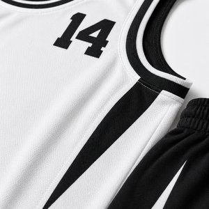 Uniforme de baloncesto de malla transpirable con diseño propio a precio económico, jersey deportivo sublimado para equipo, en venta. - Product Image 4