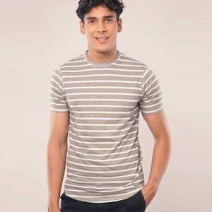 Wholesale Combed Ringspun Cotton Blank T <b>Shirts</b> Tear Away Label High Density Fabric For DTG Print Bulk Sourcing Canada Market - Product Image 3