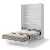 Fabrik Vertikale Wand Klapp bett mit Lager regalen Platzsparendes Licht für kleine Wohnung oder Gästezimmer