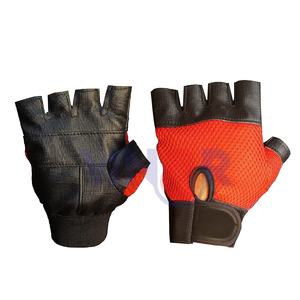 Guantes Deportivos Unisex de Medio Dedo con Logotipo Personalizado, Cómodos, Acolchados de Neopreno y Cuero, al por Mayor para Levantamiento de Pesas - Product Image 6