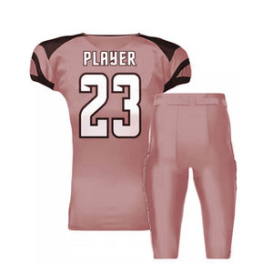 High Quality Breathable Low Price American Football Uniform Made Pakistan 100% Polyester Material Customizable BLACK <b>LEAF</b> BL-003 - Product Image 2
