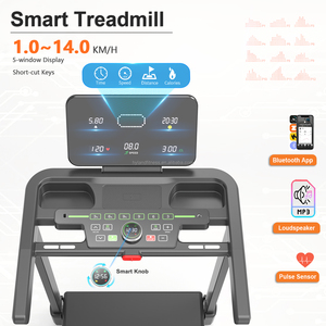 Tapis de course électrique pliable 3.0HP à absorption des chocs, avec application <span class=keywords><strong>Bluetooth</strong></span> et écran LED, pour entraînement <span class=keywords><strong>cardio</strong></span> à domicile – Vente directe usine - Product Image 2