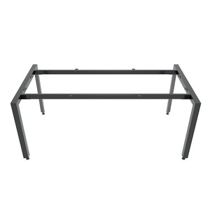 Mesa de Conferencia de Diseño Minimalista Trian System 90x180cm con Patas Triangulares de Hierro, Muebles de Oficina para Sala de Conferencias HBTA008 - Product Image 4