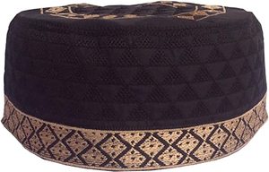 Kufi <b>Men's</b> Unisex <b>Skull</b> <b>Cap</b> Colorful <b>Men's</b> Design Solid Hat with Hand Embroidered Kufi <b>Caps</b> Knitted Beanie - Product Image 2