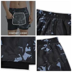 <b>Men</b> Teens 100% Polyester Breathable Animal Print UPF Quick Dry Swimwear <b>Swimming</b> <b>Tops</b> Trunks 2-Piece Sport Rash Guard Surfing - Product Image 3