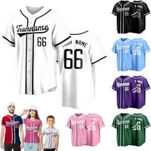 Personalizar bordado béisbol Jersey estilo camisa al por mayor personalizar igual que usted piensa - Product Image 6