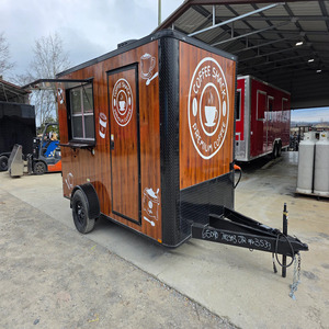 Camion-restaurant mobile sur roues, thème café, 7x12, à vendre - Product Image 1