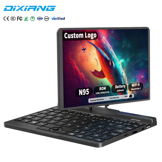 Business 2 in 1 Laptop 8 Inch Intel N95 Convertible Notebook 10 Point Touch Screen 12GB DDR5 512GB SSD Windows 11 OEM